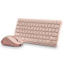 NGS Fantasy Kit Teclado y Ratón Inalámbricos Rosa AZERTY